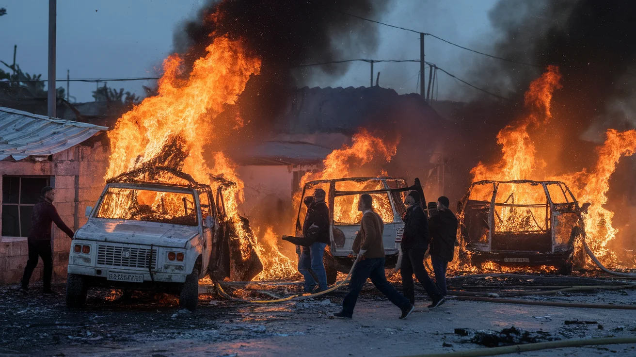 Israeli Settlers Set Fire to Homes and Cars in West Bank, Wounding Residents