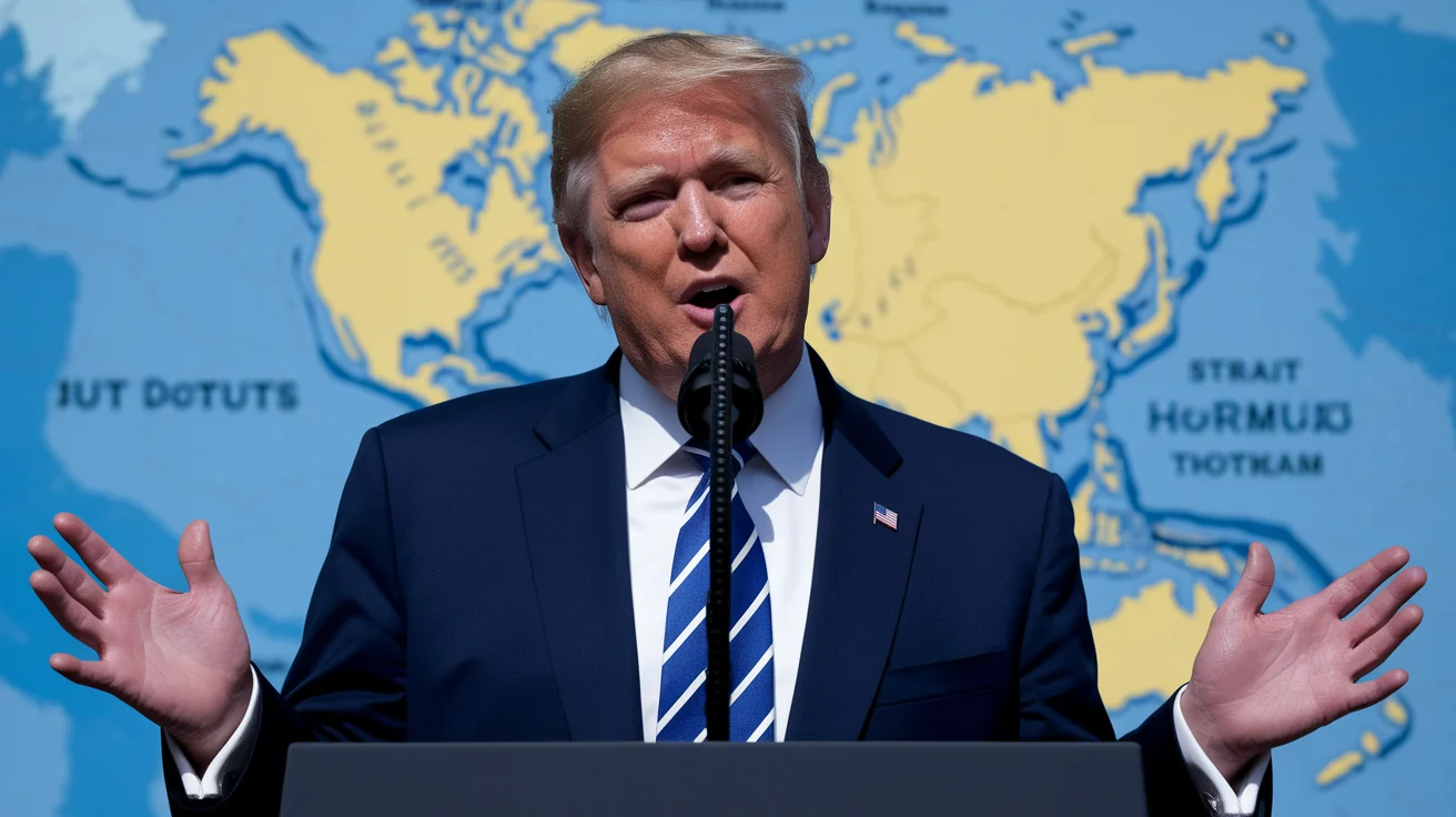 U.S. President Trump Threatens to Attack Iran's Power Plants Over Strait of Hormuz
